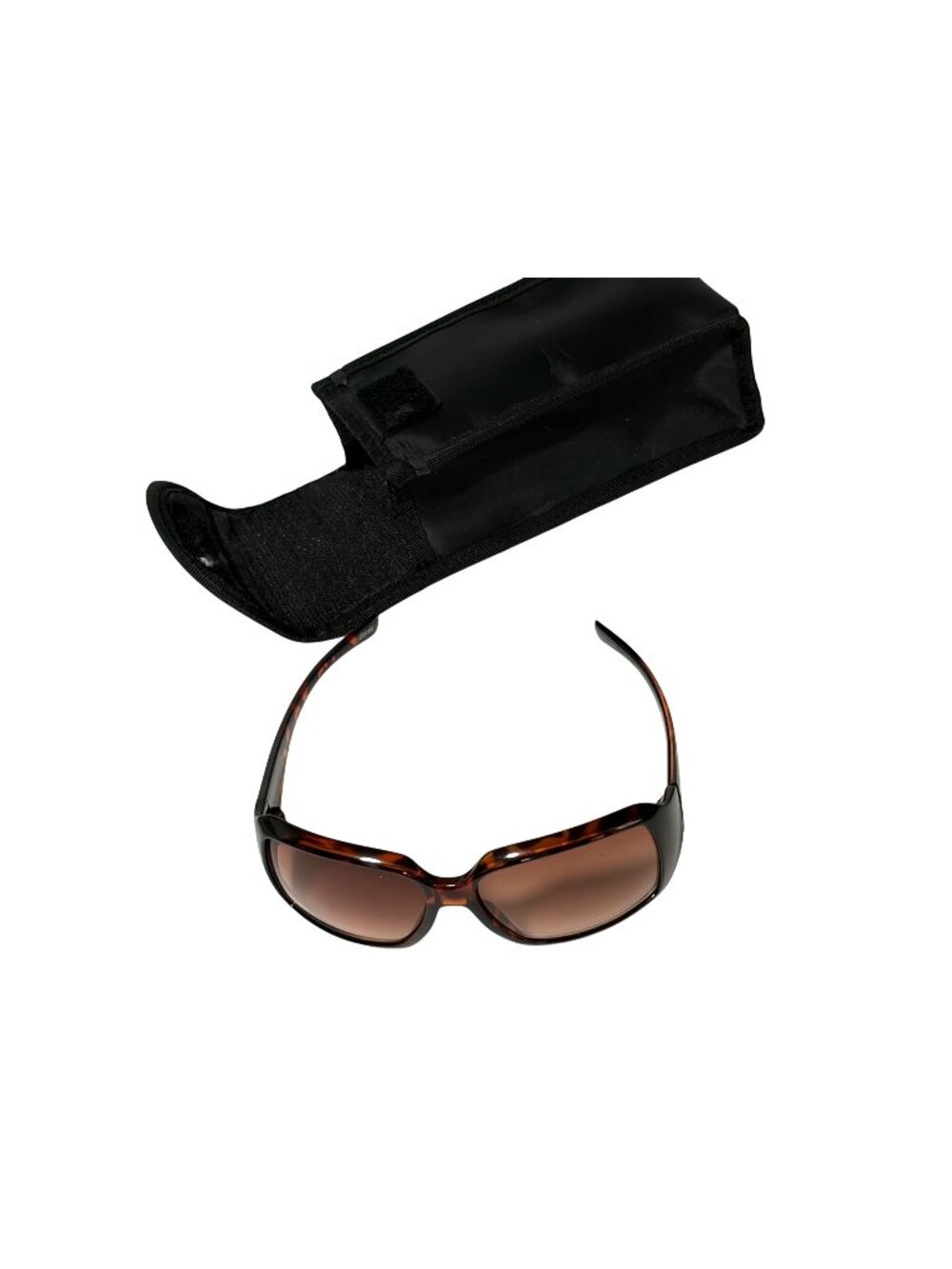Claires Womens Sunglasses Brown Animal Print Rectangle Rims Hard Plastic with Ca